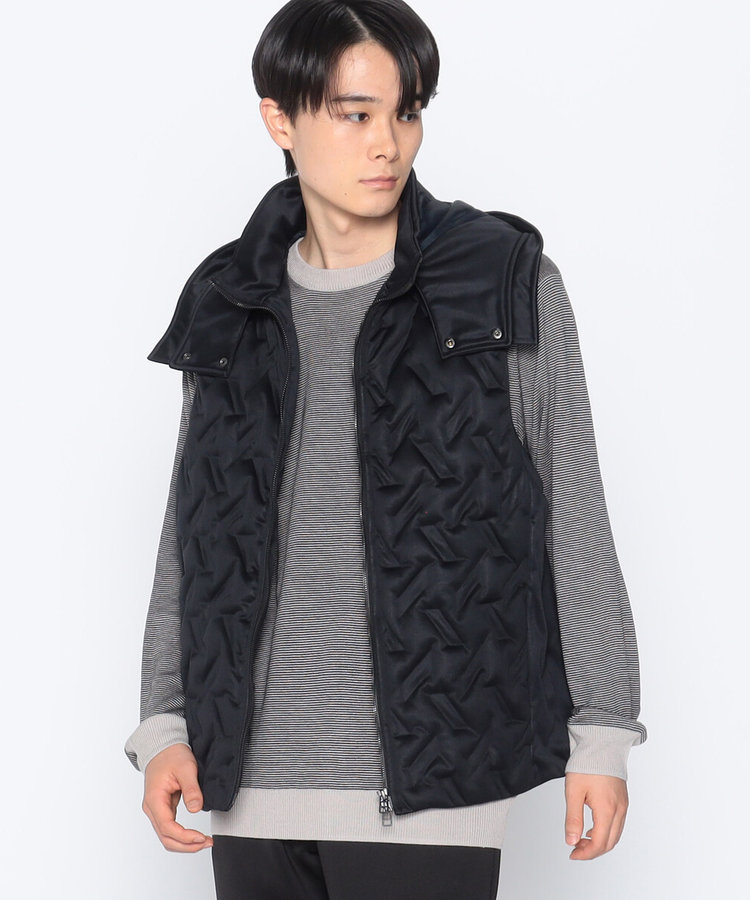 接結 ダウン ベスト（47-21DE05-203）｜コムサイズム（COMME CA ISM