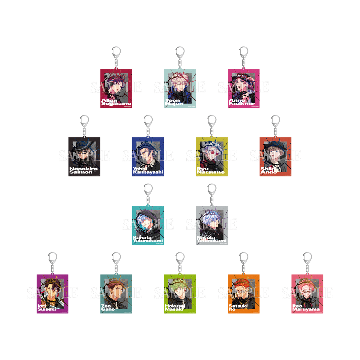 Paradox Live 6th Anniversary アクリルキーホルダー Ver.1