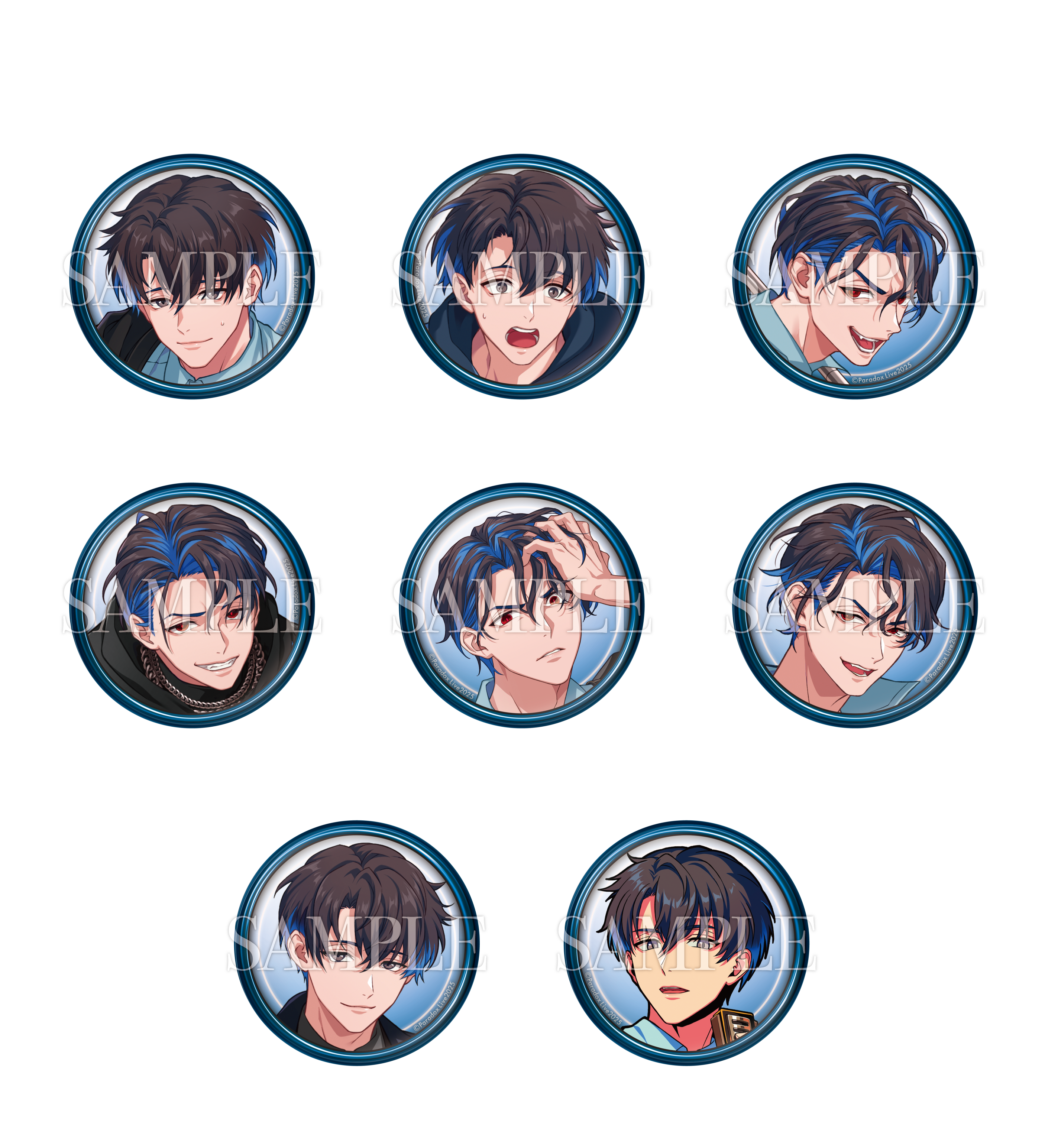 パラライ ロクタ ANTHEM缶バ 80点 paradox Live ロクタ anthem 缶