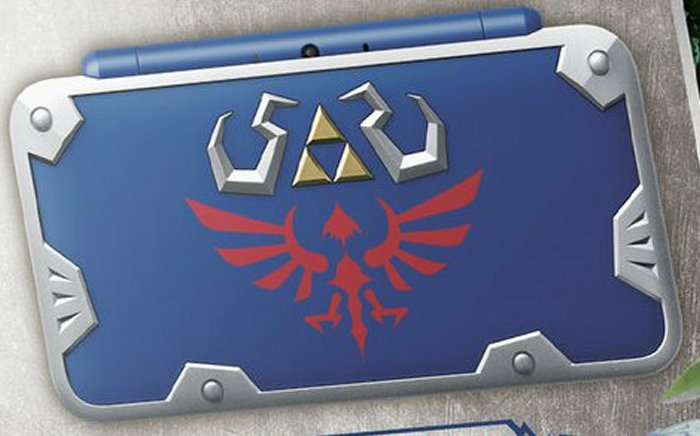 ゼルダの伝説、ハイリアの盾がデザインされたNew 2DS LLがカッコいい