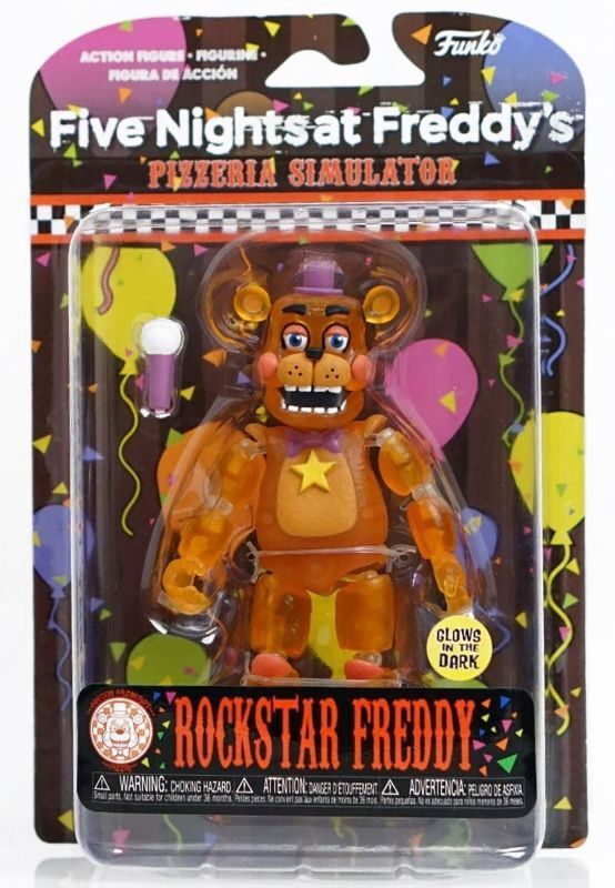 Five Nights at Freddy's アクションフィギュア（Rockstar Freddy 蓄光