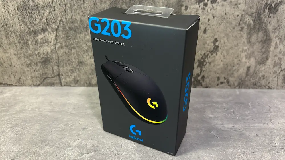 Logicool G203を徹底レビュー｜安くてLEDライティング搭載の有線マウス