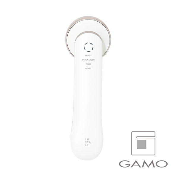 期間限定10％OFF】INGRACE pullquart 音波美顔器 マットホワイト | G