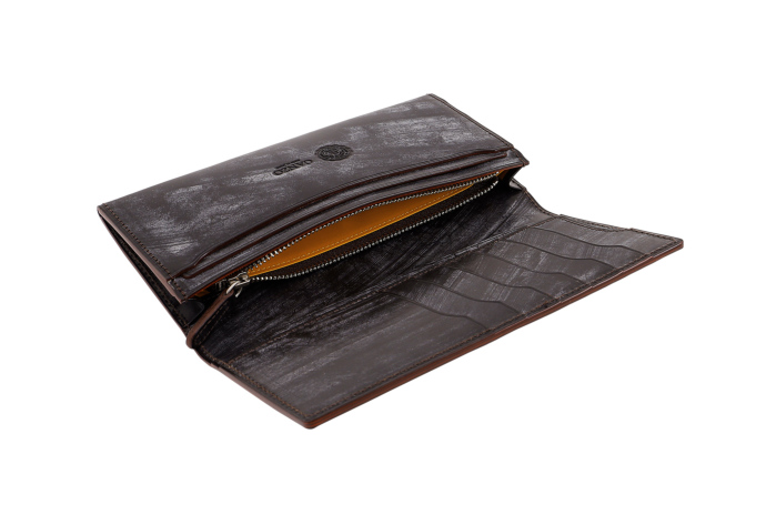 AVON(エイボン) ファスナー小銭入れ付き長財布｜ブライドルレザー｜最