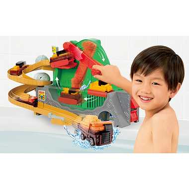 おふろDEミニカー クレーンで運べ！建設現場ブルドーザー＆ダンプ