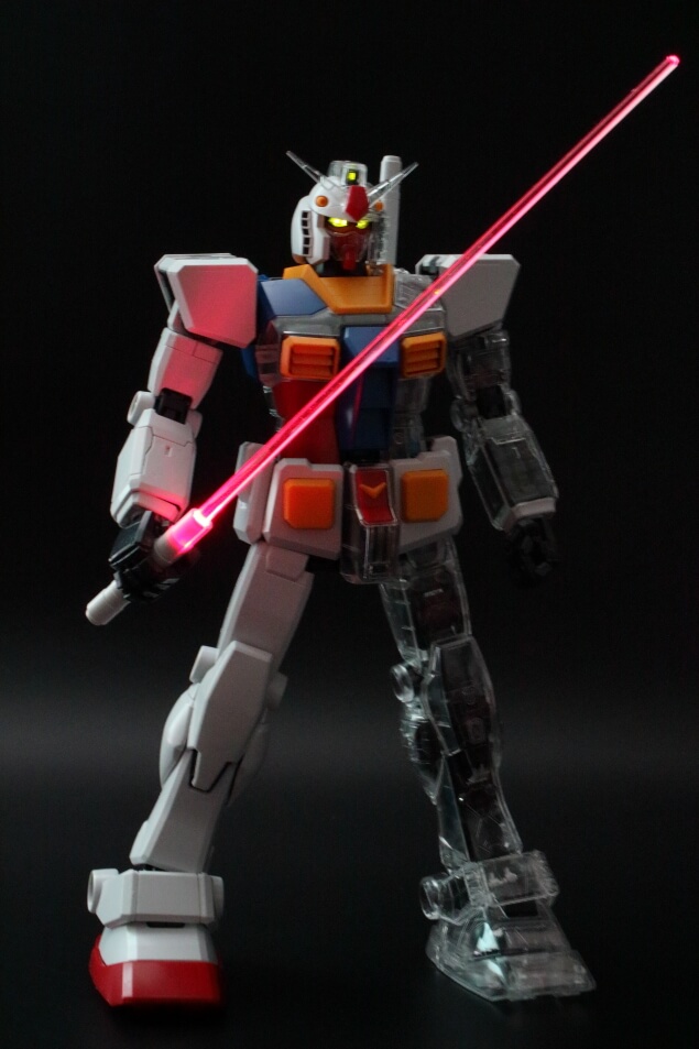 PGガンダムカスタムセット＃1レビュー｜クリアボディ＆光るビーム