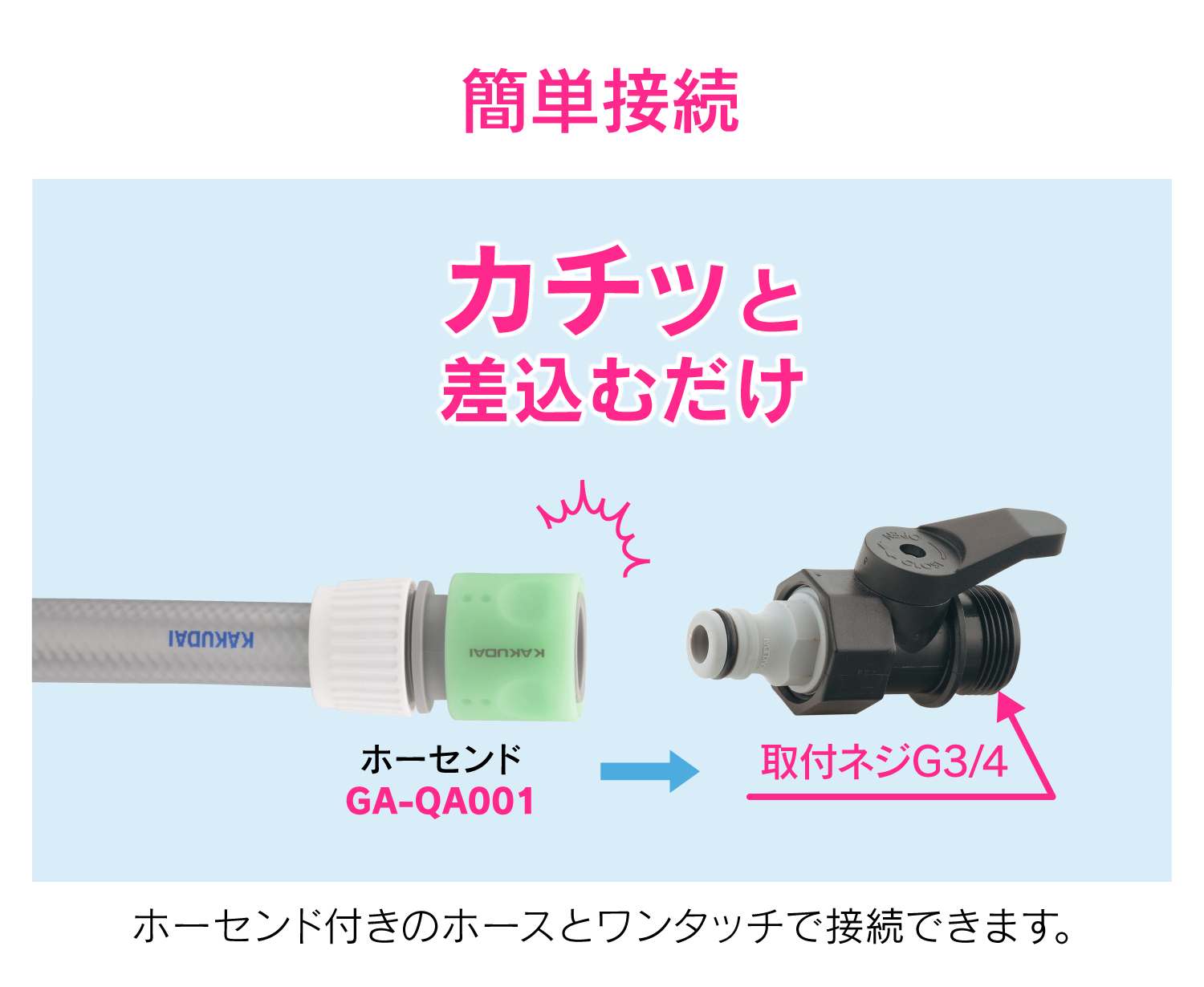 コックつきネジニップル