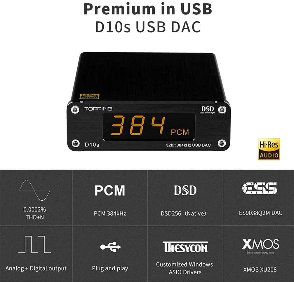 TOPPING D10s レビュー】エントリーモデルのくせに超高音質。通常使用