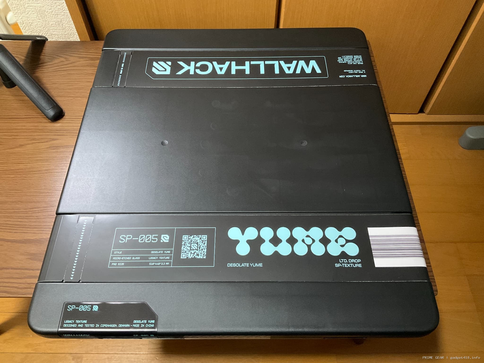 第5世代「Desolate Yume Wallhack SP-005」はガラスマウスパッドの正当