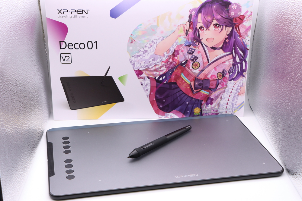 XP-PEN Deco01 V2：サラサラの描き心地が気持ちいい！ハイスペック