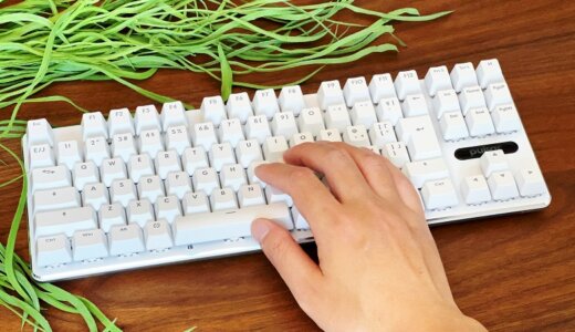 Pulsar PCMK JIS TKL Keyboard レビュー】スイッチを選んで打鍵感を