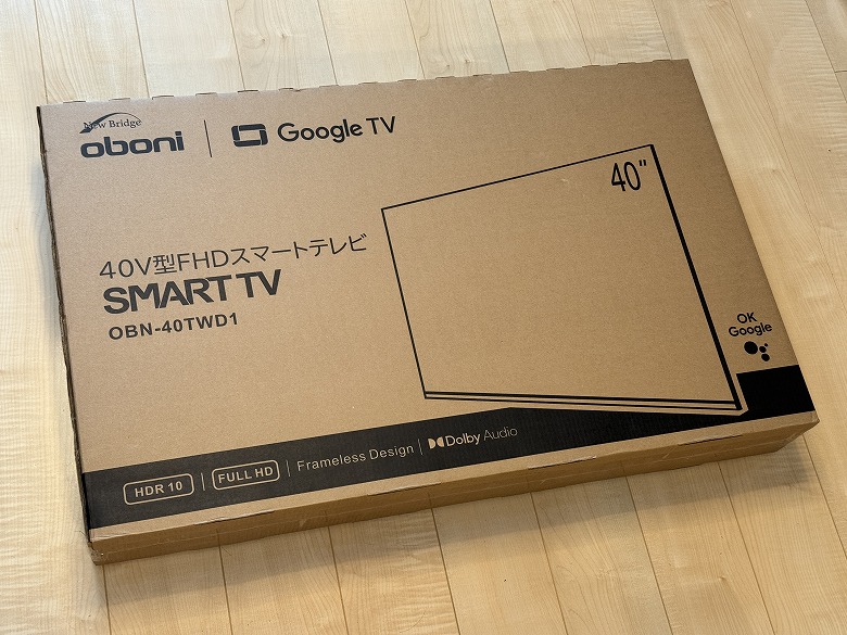 NewBridge OBN-40TWD1 レビュー】Google TV搭載でさらに使いやすく！地