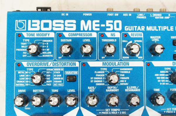 BOSS ME-50 マルチエフェクター ACアダプタ付き BOSS ME-50 マルチ