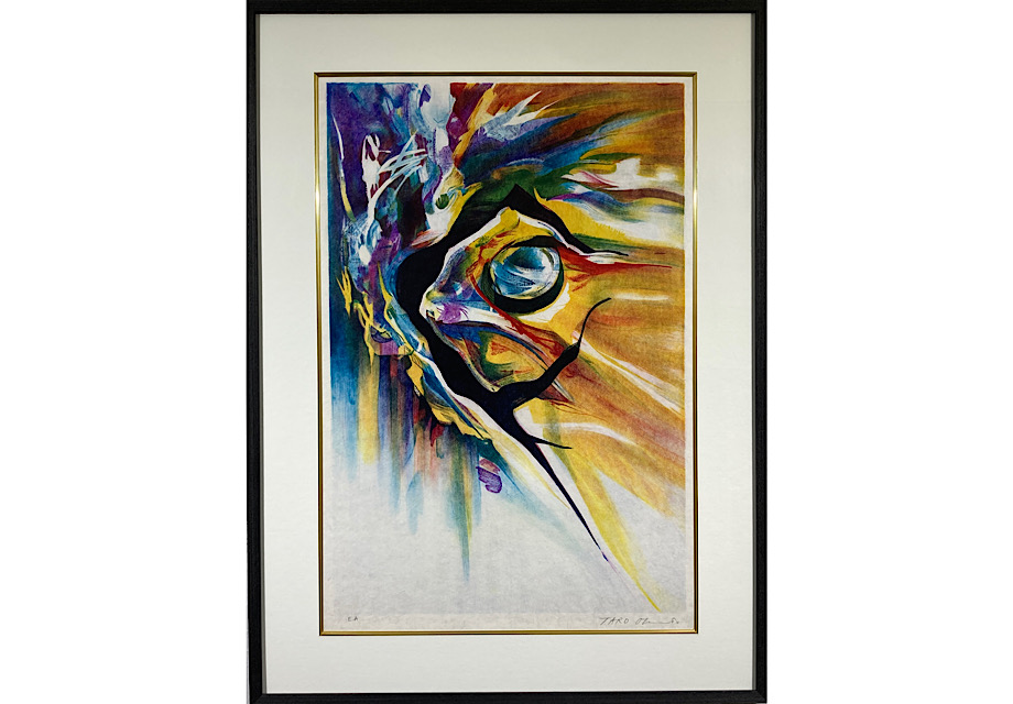 岡本太郎「跳ぶ」油彩模写 岡本太郎「跳ぶ」油彩模写