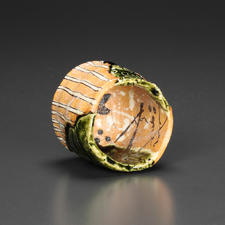 山口 真人 鳴海織部ぐい呑 (YM61 ) | ギャラリーラボ