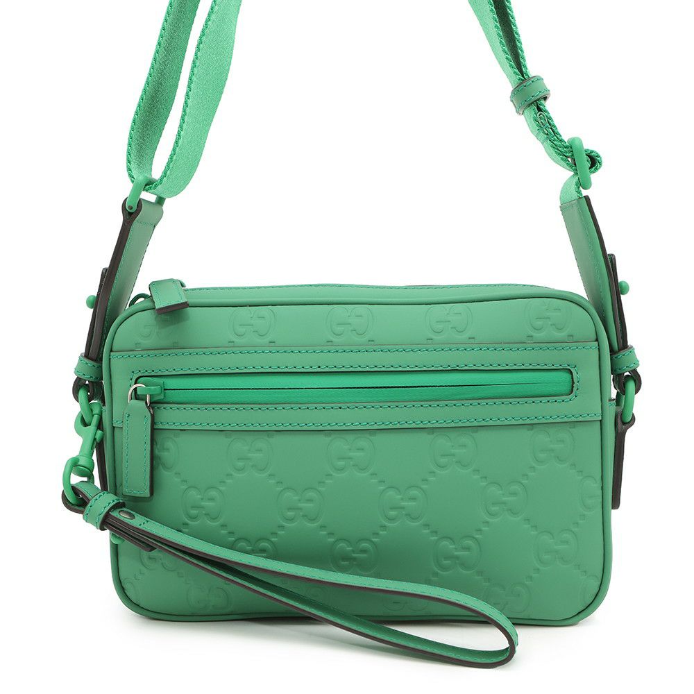 グッチ ショルダーバッグ GGラバーエフェクト スモール クロスボディ