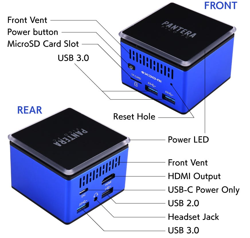 手のひらサイズで世界最小級のデスクトップPC「Pantera Pico PC」が