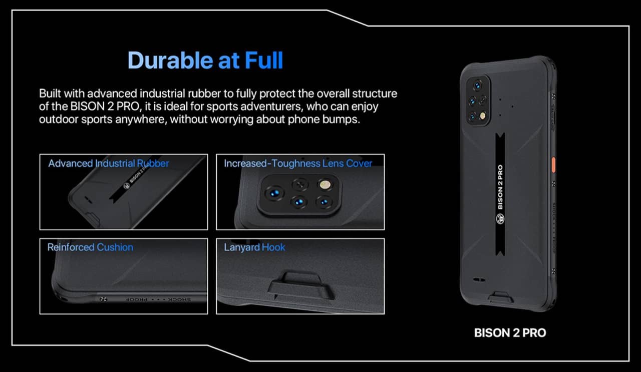 UMIDIGI BISON 2シリーズ発表！Android12、Helio P90搭載のタフネス