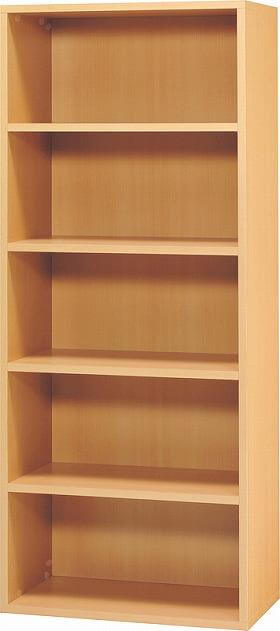 収納家具 本棚 シェルフ ラック ストレージKK 5段 幅79.6 奥行39.5 高