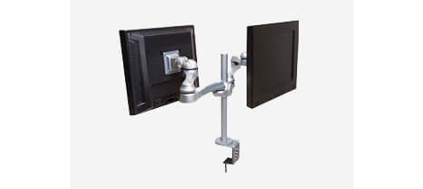 PC周辺機器 MODERNSOLID 液晶モニターアーム 水平多関節アーム 2段3列