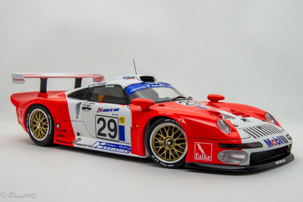 TAMIYA 1/24 PORSCHE 911 GT1(Marlboro)LM`97 | お気楽模型趣味 がらくた堂