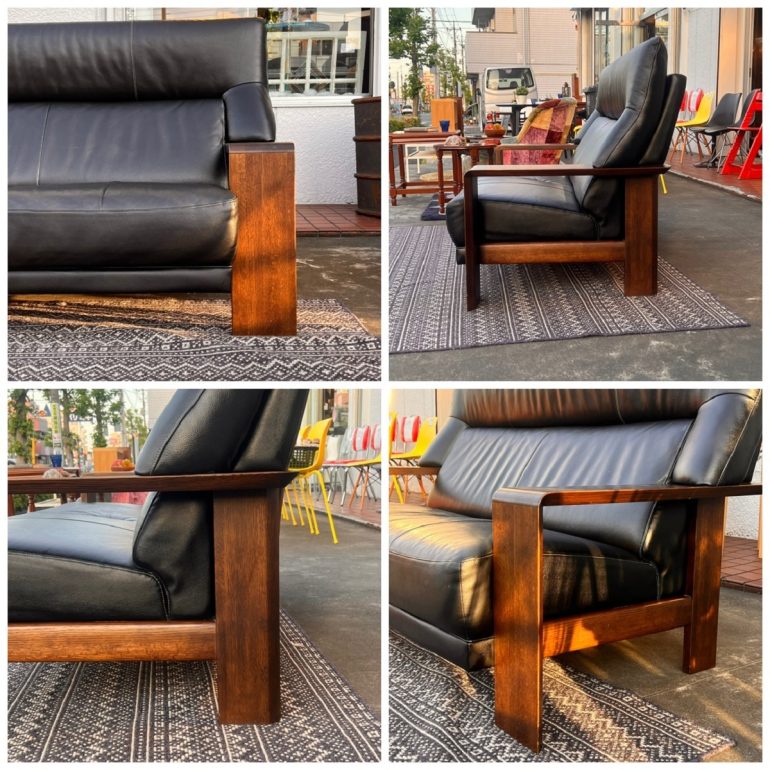 karimoku/カリモク チターノ ダンテ W15012 ソファ ブラック W155 2人