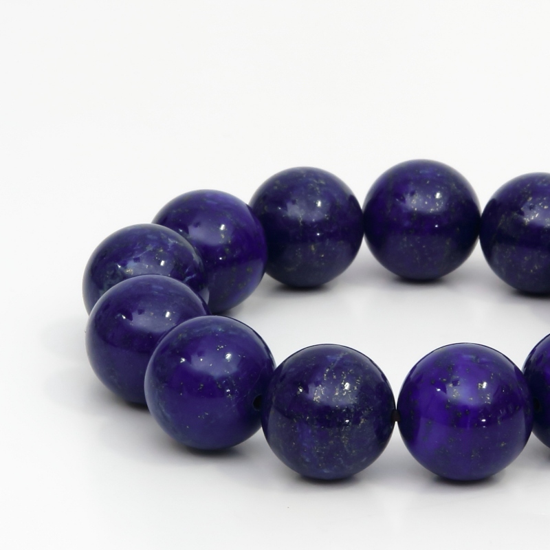 ラピスラズリ丸玉ブレスレット 16mm｜マライカ公式通販