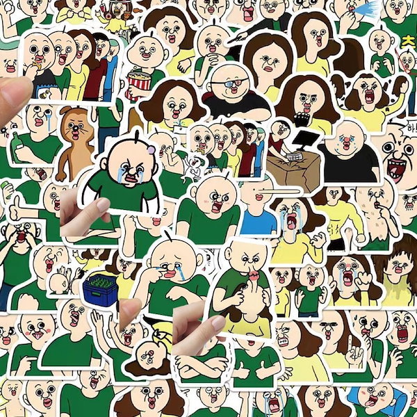 Qoo10] パンパン ステッカー パンパンくんの日常