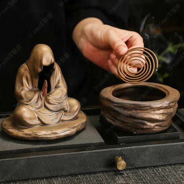 Qoo10] お香立て 無相禅意 おしゃれ 陶器 お