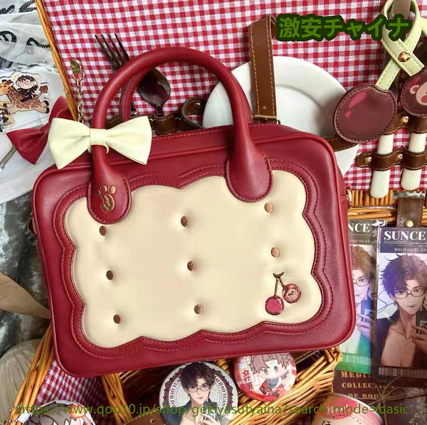 Qoo10] 痛バッグ 痛バ ビスケットデザイン リボ