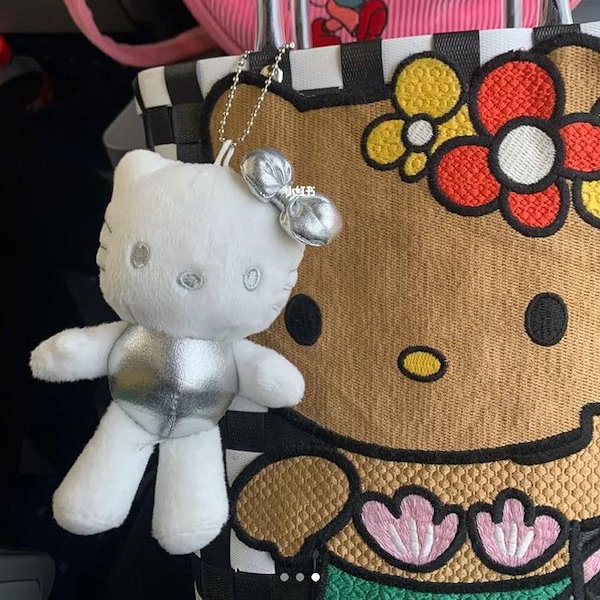 Qoo10] 可愛い シルバー キティちゃん 猫 キー