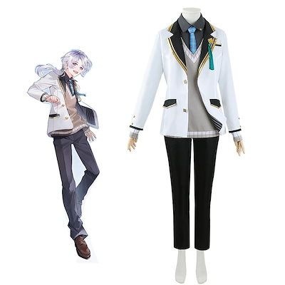Qoo10] にじさんじ 弦月藤士郎 制服 ウィッグ追 : ホビー・コスプレ