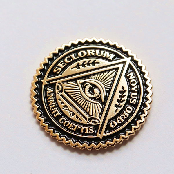 Qoo10] SunAge ピンバッジ フリーメイソン プロビデンス