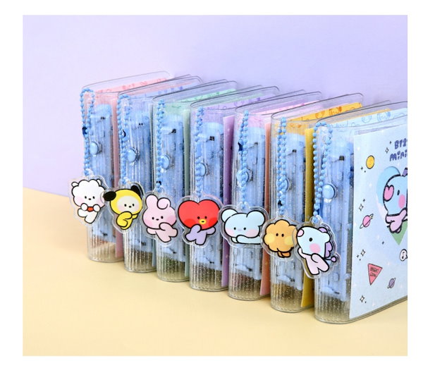 Qoo10] BT21 3穴コレクトブック フォトアルバム 写真