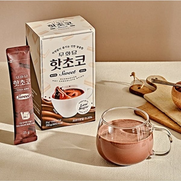 Qoo10] MUHWADANG 韓国 エリスリトール 低糖 ホットチョコ