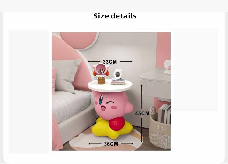 Qoo10] かわいい 星のカービィ テーブル サイド : 家具・インテリア