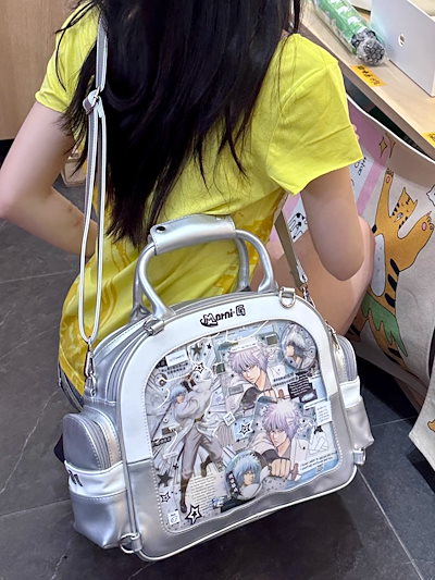 Qoo10] 痛バッグ 58mm 75mm缶バッジ痛バ : バッグ・雑貨