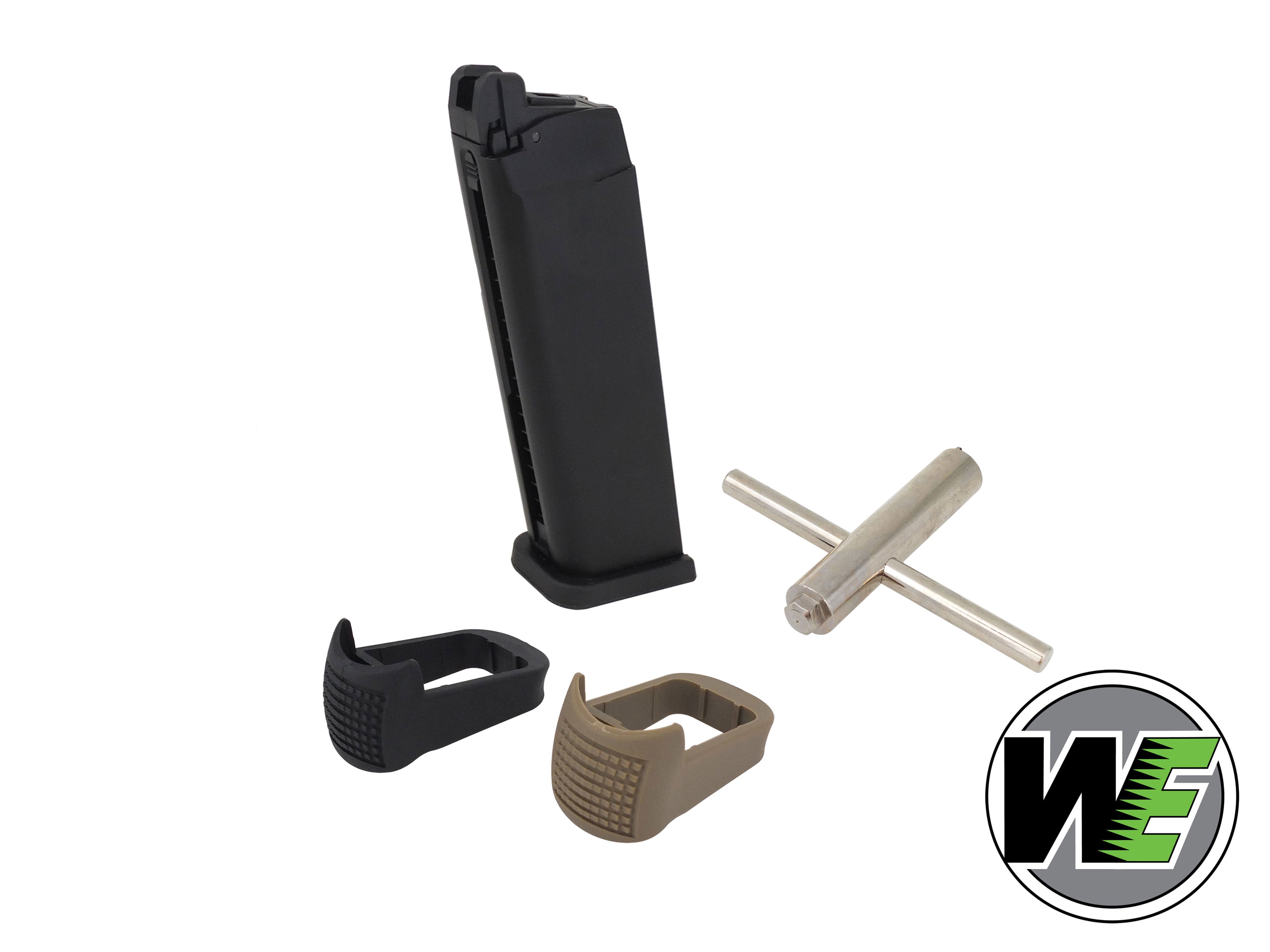 WE グロック G17 / G18 シリーズ ガスブローバック用 25発 CO2スペ