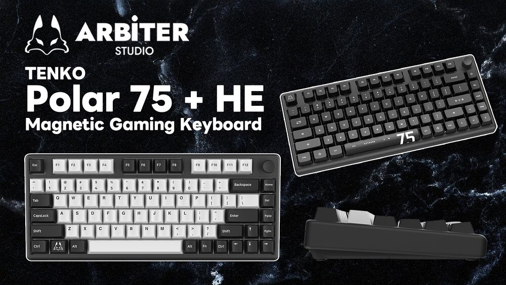 TENKO POLAR 75 RGBキーボード TENKO® - Polar 75+ HE Magnetic Gaming