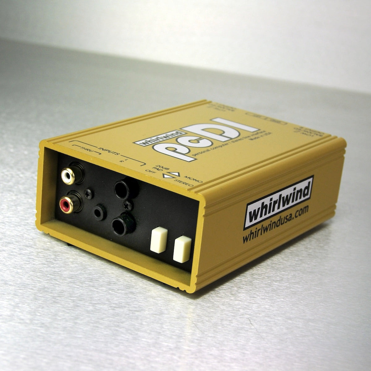 Whirlwind pcDI - Personal Computer/Stereo Line Interface Passive Direc