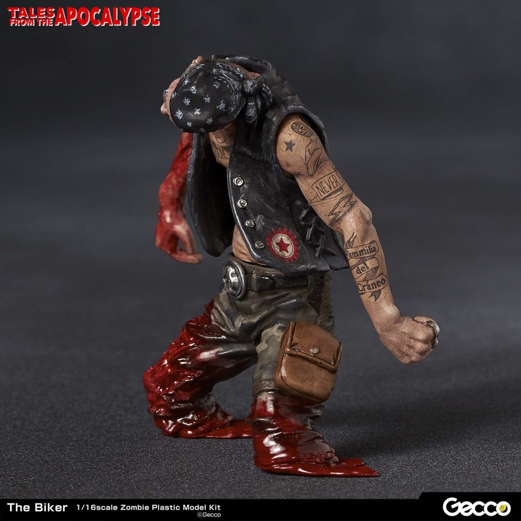 Day 1, 1:27 pm at diner The Biker 1/16scale Zombie Plastic Model