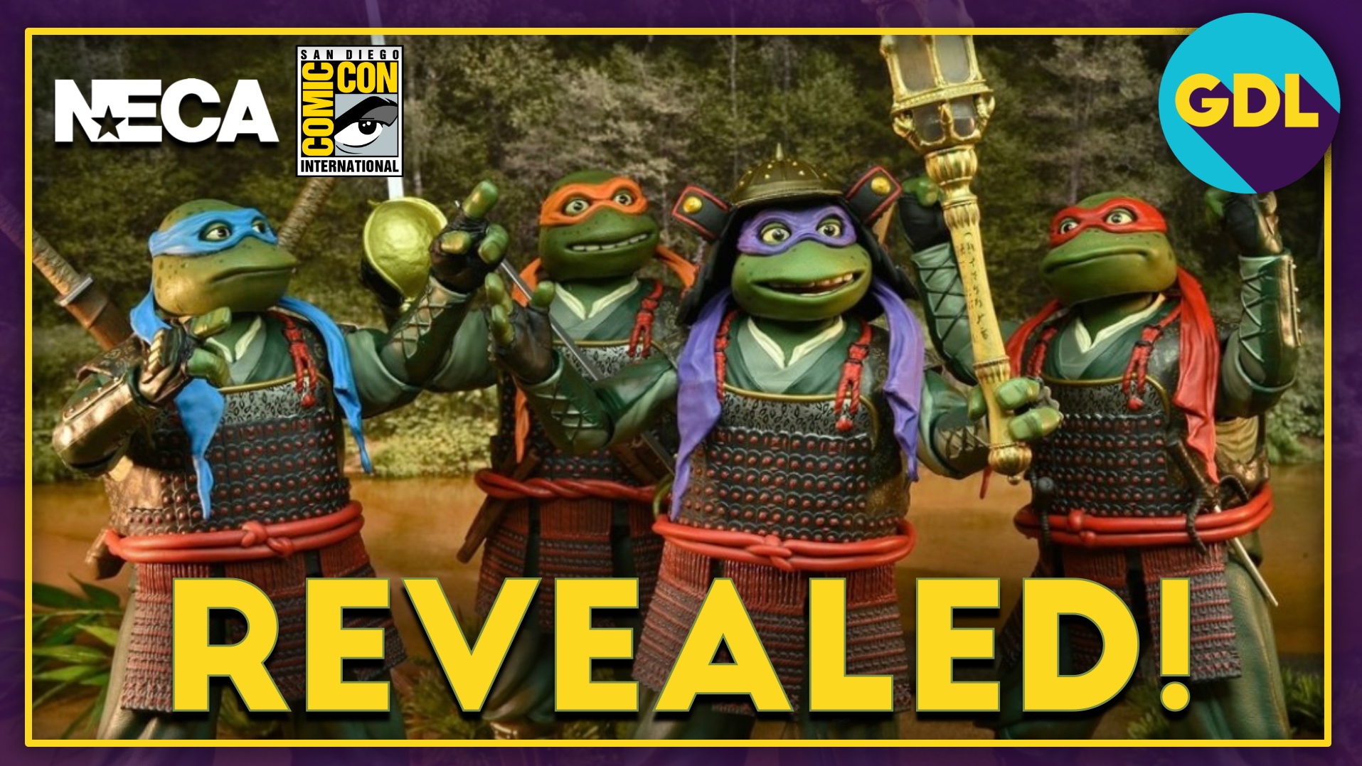 NECA Unveils SDCC 2023 TMNT 3 Samurai Box Set - Geek. Dad. Life.
