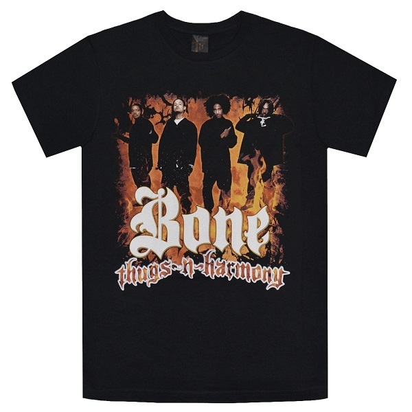 Bone Thugs-N-Harmony Flames Tシャツ | GEEKHEAD