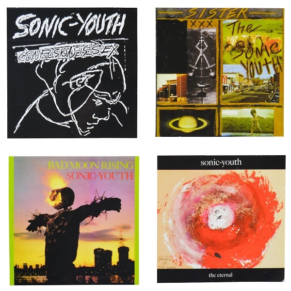 SONIC YOUTH 4枚 ステッカー パック | GEEKHEAD