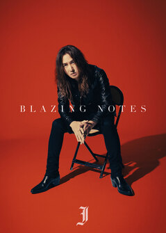 J、ニュー・アルバム『BLAZING NOTES』ジャケット写真公開！年末