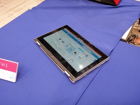 Inspiron 11 2-in-1(3647)レビュー:液晶を360度回転させることのできる