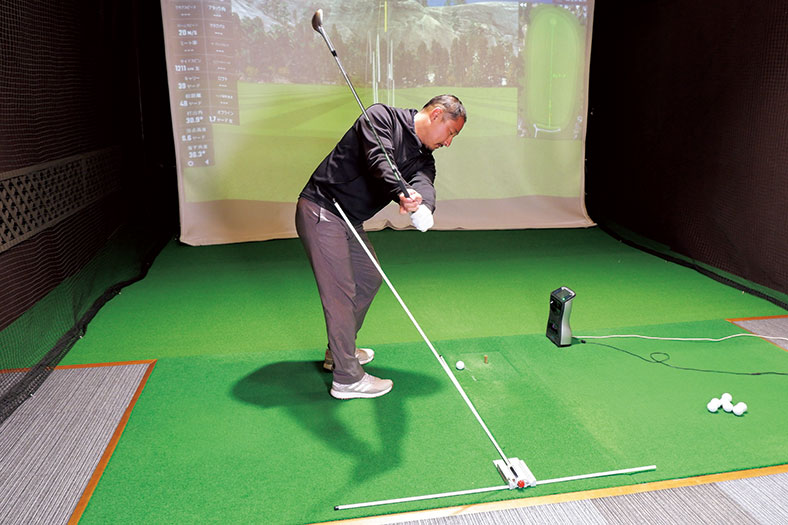 ライ角通りに打てているかも分かる 『スイングプレーンパーフェクター