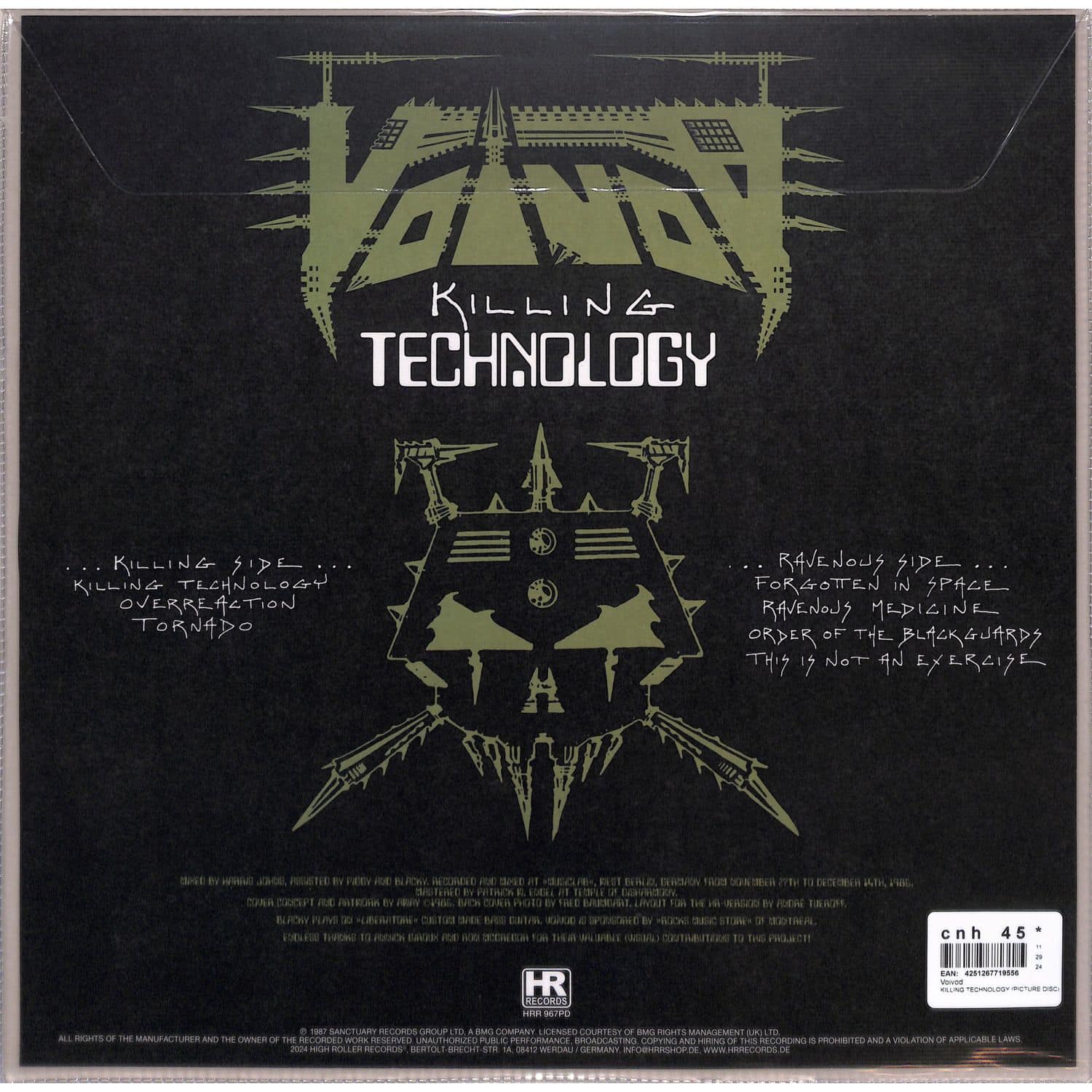 Voivod - KILLING TECHNOLOGY