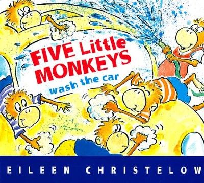 Five Little Monkeys Wash the Car: Eileen Christelow: 9780544302365