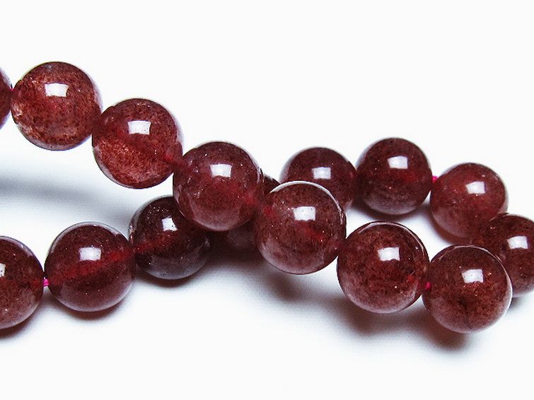 ○特価セール12/25迄・新品・クリアストロベリー クォーツブレス by H